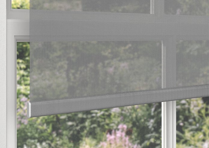 Alicante, Grey - Sunscreen Twist&Fit Roller Blind - Image 4